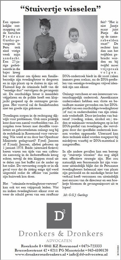 Column - Stuivertje wisselen