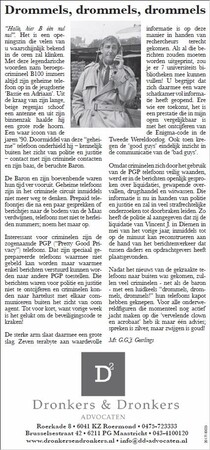 Column - "Drommels, drommels, drommels"