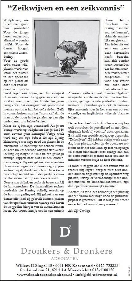 Column - Zeikwijven en een zeikvonnis