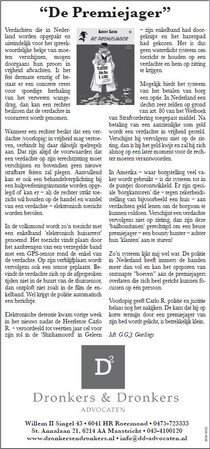 Column - "De Premiejager"