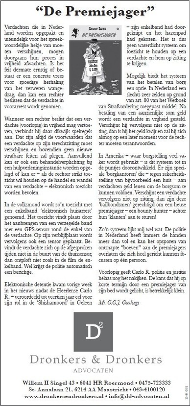 Column - De Premiejager