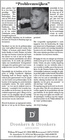 Column - "Probleemwijken"